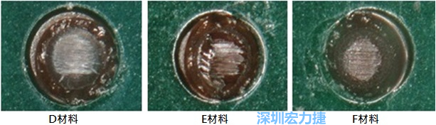 圖14- 冷球拉力試驗后，光學顯微鏡下的失效模式